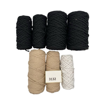 НШВ_3132 Набор хлопковых шнуров на вес 4 мм, 1 кг