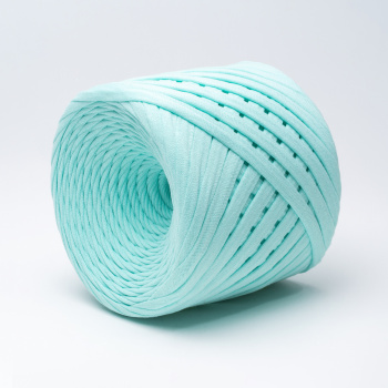 Трикотажная пряжа Hobyt ТП 065 Тиффани, первичная, изнаночная, 100% хлопок, 100 м, 7-9 мм