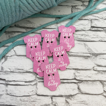 2803-1 Декоративная пуговица "Костюмчик девочки", 1 штука, 28х19 мм