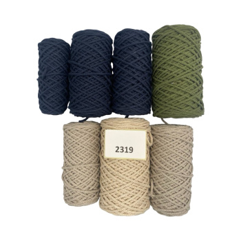 НШВ_2319 Набор хлопковых шнуров на вес 3 мм, 1 кг