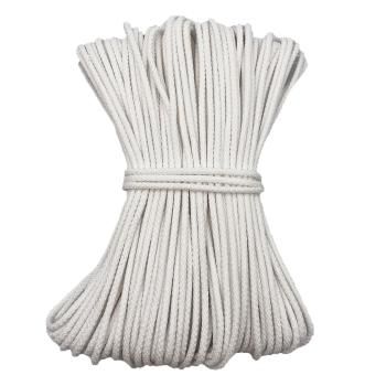 Хлопковый шнур для шитья с сердечником ШН_П12, 5 мм/100 м, цвет Белый