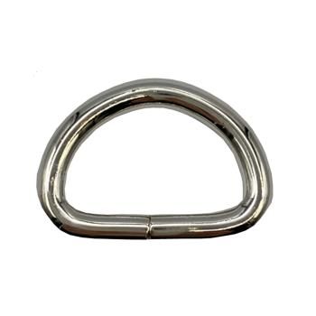 819-1 D- кольцо "Толстое", серебро, 35х25 мм, для ремня 25 мм