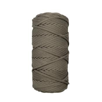 Полиэфирный шнур для вязания ПЭШ_82 Серый перламутр, 4 мм/100 метров