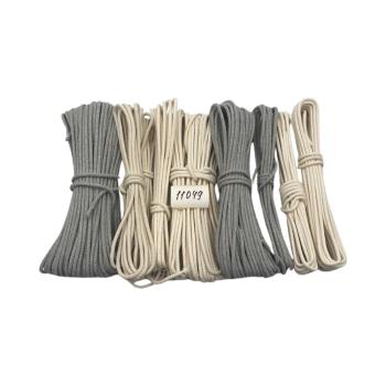НШВ_11049 Набор хлопковых шнуров  для шитья на вес 5 мм, 1 кг