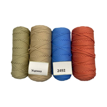 НШВ_2492 Набор полиэфирных шнуров на вес 4 мм, 1 кг УЦЕНКА