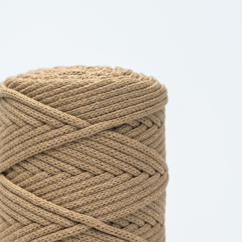 Хлопковый Шнур для вязания ШХ_44 Крафтовый, 4мм/100м, хлопок