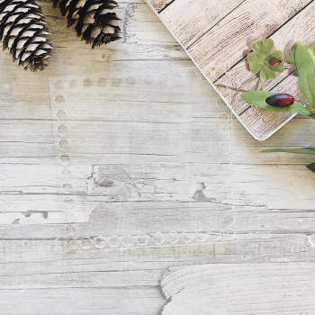 2012 Донышко из оргстекла, Квадрат, 15 см