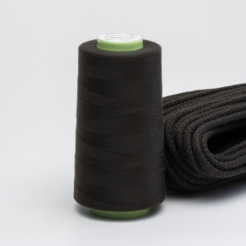 Нить СН полиэстер универсальная 40/2 5000 ярд Тёмно-коричневый/Коричневый (1499)