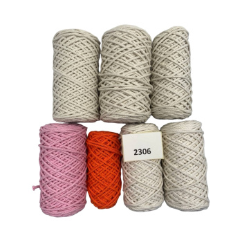 НШВ_2306 Набор хлопковых шнуров на вес 3 мм, 1 кг