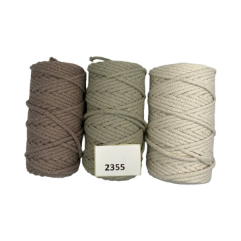 НШВ_2355 Набор хлопковых шнуров на вес 5 мм, 1 кг