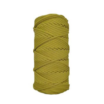 Полиэфирный шнур для вязания ПЭШ_87  Лаймовый, 4 мм/100 метров