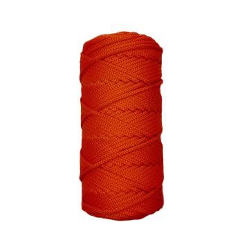 Полиэфирный шнур для вязания ПЭШ_18 Оранжевый, 4 мм/100 метров