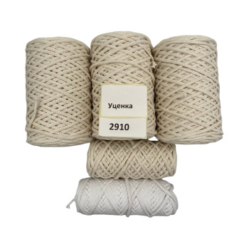 НШВ_2910 Набор хлопковых шнуров на вес 4 мм, 1 кг УЦЕНКА