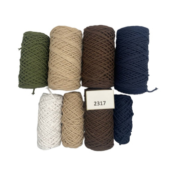 НШВ_2317 Набор хлопковых шнуров на вес 3 мм, 1 кг