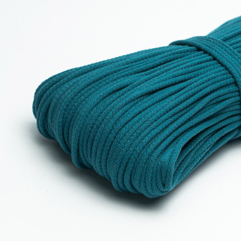 Хлопковый шнур для шитья с сердечником ШН_П57, 5 мм/100 м, цвет Голубая ель