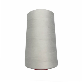 Нить СН полиэстер универсальная 40/2 5000 ярд Белый/Тёплый белый (1538)