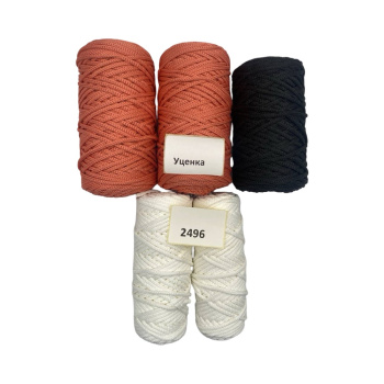 НШВ_2496 Набор полиэфирных шнуров на вес 4 мм, 1 кг УЦЕНКА