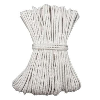 Хлопковый шнур УЦЕНКА для шитья с сердечником 5 мм/100 м, цвет Белый