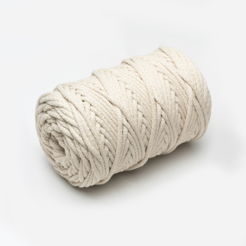 Хлопковый Шнур для вязания Ш-ХЛ5 061 Шампань 5 мм/100 м, хлопок