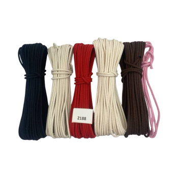 НШВ_2188 Набор хлопковых шнуров  для шитья на вес 5 мм, 1 кг