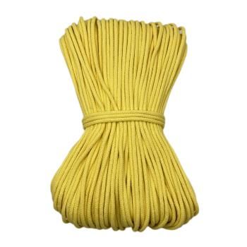 Хлопковый шнур для шитья с сердечником ШН_П14, 5 мм/100 м, цвет Жёлтый