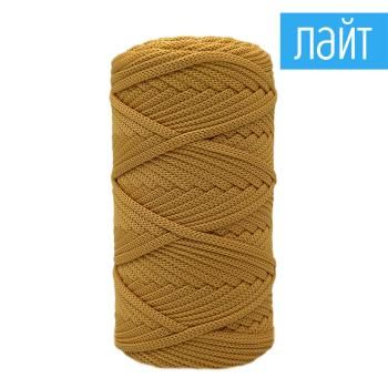 Полиэфирный шнур для вязания ЛАЙТ ПШЛ_05 Абрикос, 4 мм/100 метров