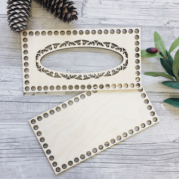 1098-3 Заготовка под салфетницу Ажурная 23х12 см