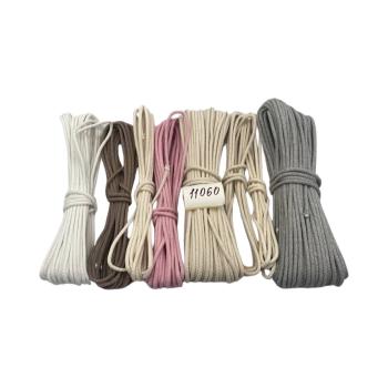 НШВ_11060 Набор хлопковых шнуров  для шитья на вес 5 мм, 1 кг