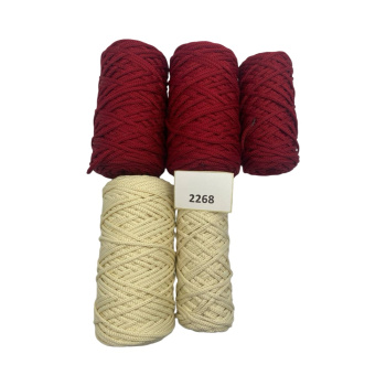 НШВ_2268 Набор полиэфирных шнуров на вес 4 мм, 1 кг