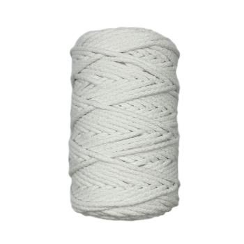 Хлопковый Шнур для вязания Ш-ХЛ5 001 Белый, 5 мм/100 м, хлопок