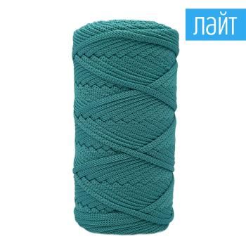Полиэфирный шнур для вязания ЛАЙТ ПШЛ_25 Бирюза, 4 мм/100 метров