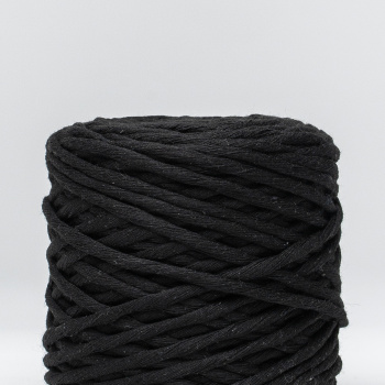 Шпагат хлопковый , цвет Чёрный, 4мм/100м