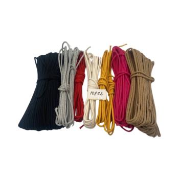 НШВ_10872 Набор хлопковых шнуров  для шитья на вес 5 мм, 1 кг