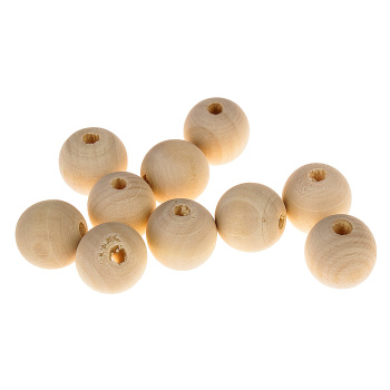 Б-27 Бусина для творчества дерево без покрытия d-1,8 см, цена указана за 1 шт
