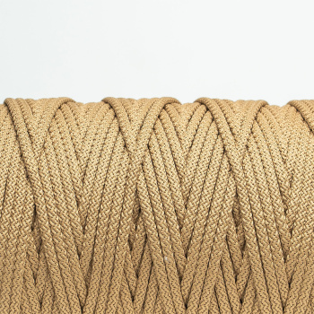 Полиэфирный Шнур с сердечником для вязания Ш-ПЭ5-83 Пралине, 5мм/200 м 