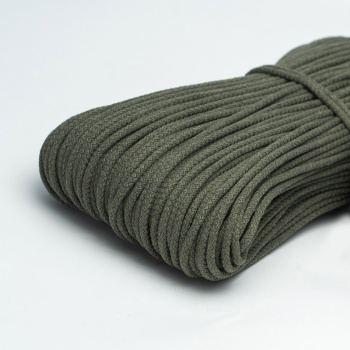 Хлопковый шнур для шитья с сердечником ШН_П41, 5 мм/100 м, цвет Хаки