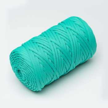 Полиэфирный плоский шнур для вязания  Кюрасао 5 мм/100м