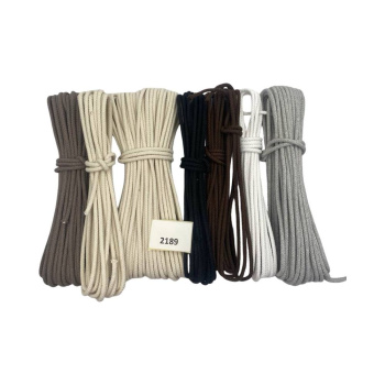 НШВ_2189 Набор хлопковых шнуров  для шитья на вес 5 мм, 1 кг