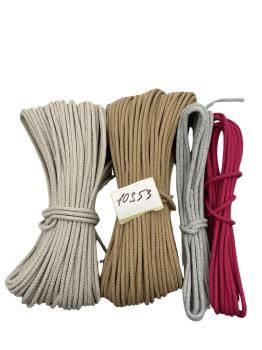 НШВ_10353 Набор хлопковых шнуров  для шитья на вес 5 мм, 1 кг