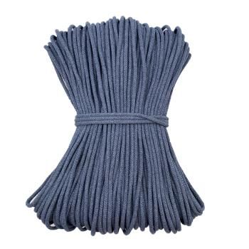 Хлопковый шнур для шитья с сердечником ШН_П20, 5 мм/100 м, цвет Светлый джинс