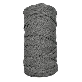 Полиэфирный шнур для вязания  Серый металлик 5 мм/100м