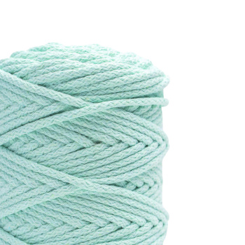 Хлопковый Шнур для вязания Ш-ХЛ5 012 Мятный, 5 мм/100 м, хлопок