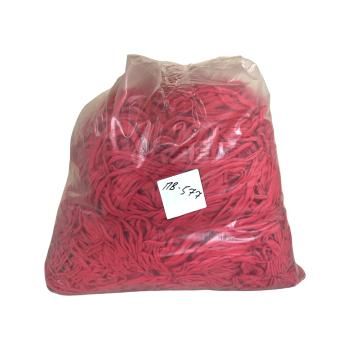 ПВ-577 Путанка, вторичная трикотажная  пряжа в мешке 5 кг (красный резинка)
