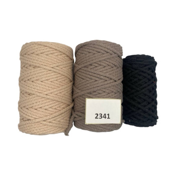 НШВ_2341 Набор хлопковых шнуров на вес 5 мм, 1 кг