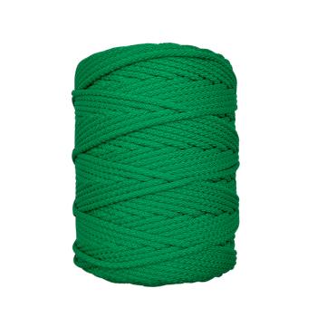Полиэфирный Шнур с сердечником для вязания ПШ5_2-19 Зелёный, 5мм/200 м 
