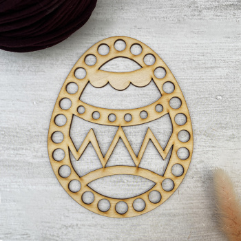 1090 Крышка/дно "Яйцо пасхальное №1", d=15х12 см