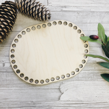 1006-1Крышка/дно прямоугольник с закругленными углами 20x15 см