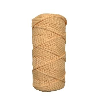 Полиэфирный шнур для вязания ПЭШ_91  Дыня, 4 мм/100 метров