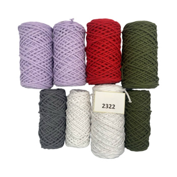 НШВ_2322 Набор хлопковых шнуров на вес 3 мм, 1 кг