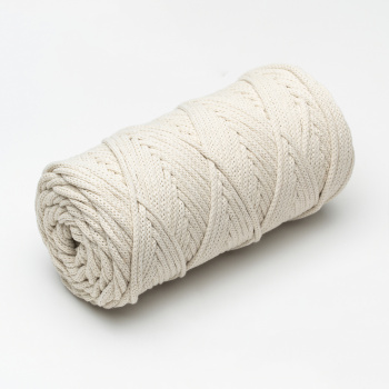 Хлопковый Шнур для вязания ШХ_72 Шампань, 4мм/100м, хлопок